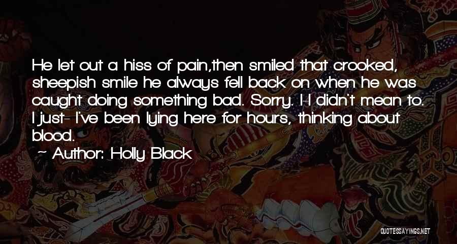 Back Pain Quotes By Holly Black