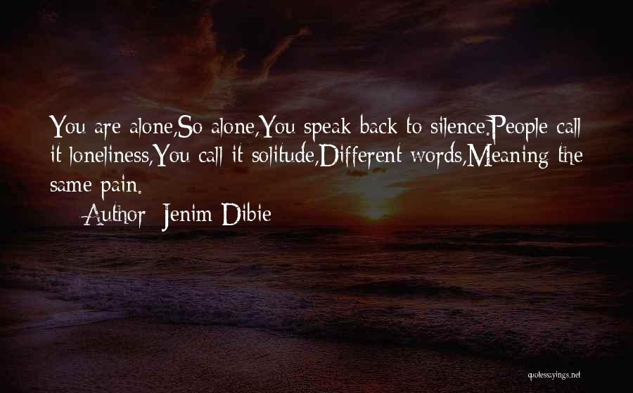 Back Pain Quotes By Jenim Dibie