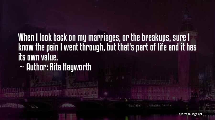 Back Pain Quotes By Rita Hayworth