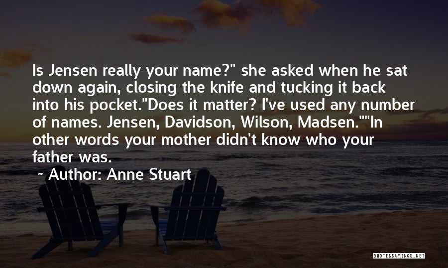 Back Pocket Quotes By Anne Stuart