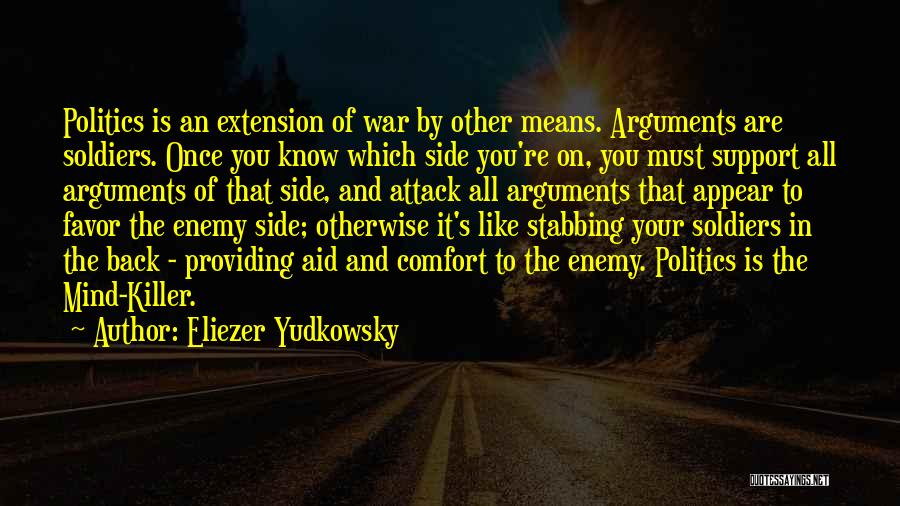 Back Stabbing Quotes By Eliezer Yudkowsky