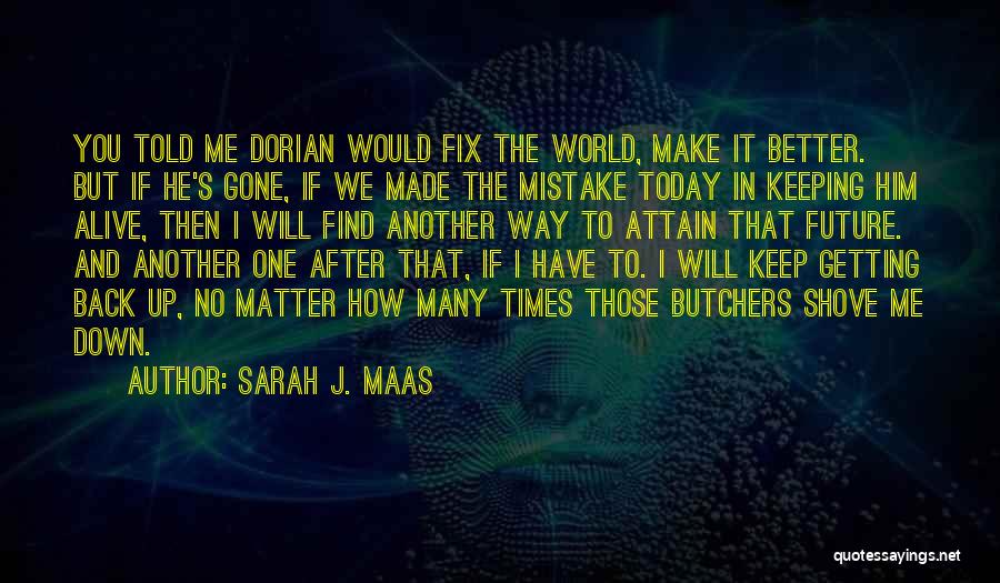 Back The Future Quotes By Sarah J. Maas