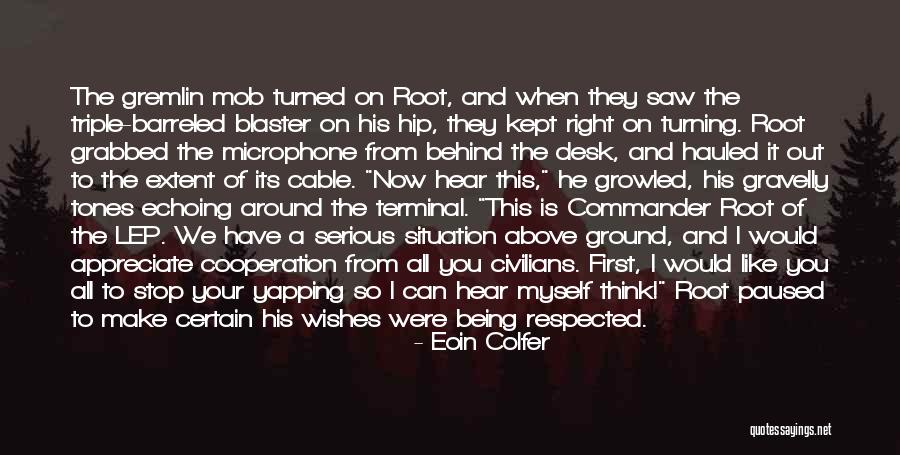 Back Then And Now Quotes By Eoin Colfer