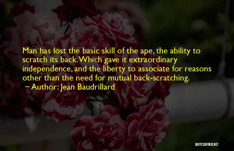 Back To Basic Quotes By Jean Baudrillard
