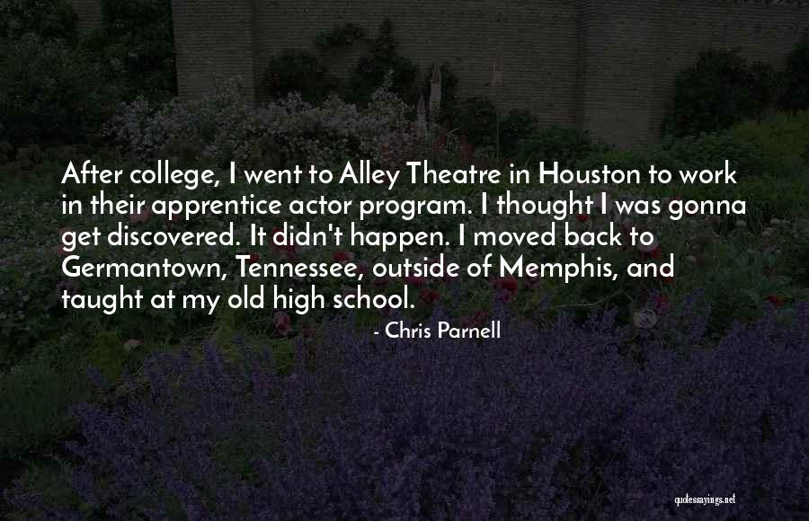 Back To College Quotes By Chris Parnell