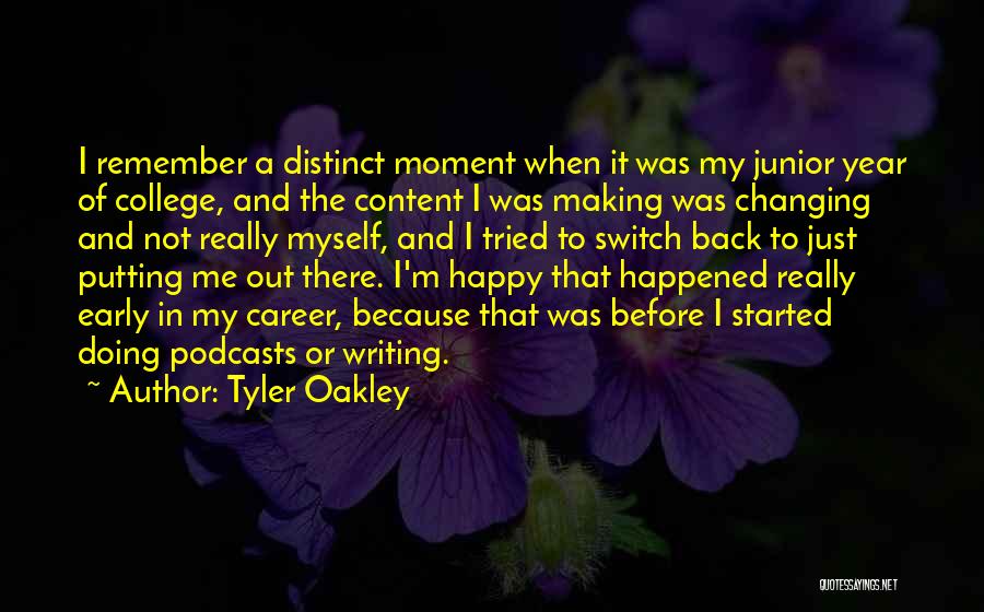 Back To College Quotes By Tyler Oakley