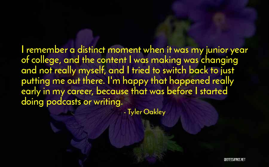 Back To College Quotes By Tyler Oakley