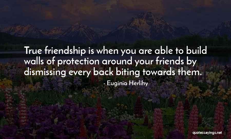 Back To Friends Quotes By Euginia Herlihy Back To Friends Quotes By Euginia Herlihy