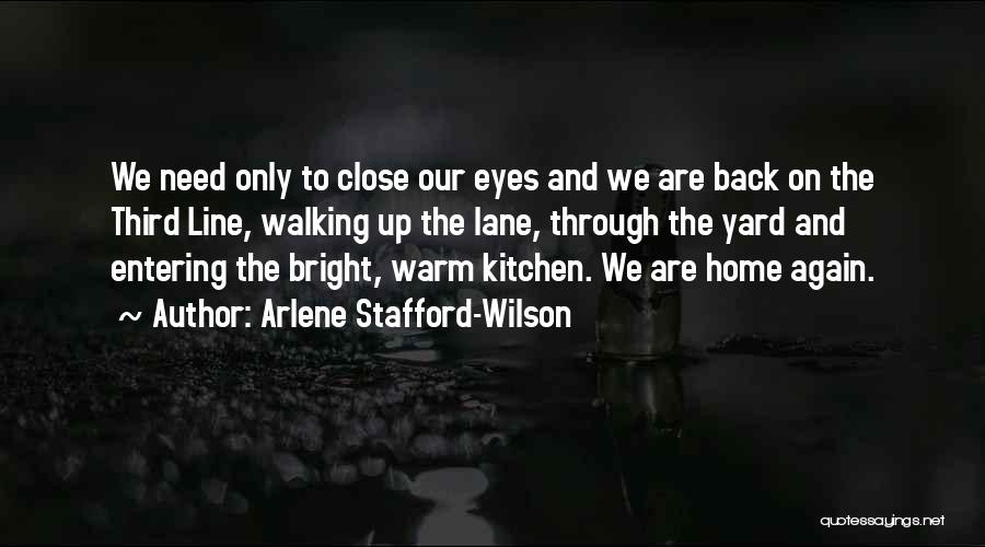 Back To Home Country Quotes By Arlene Stafford-Wilson