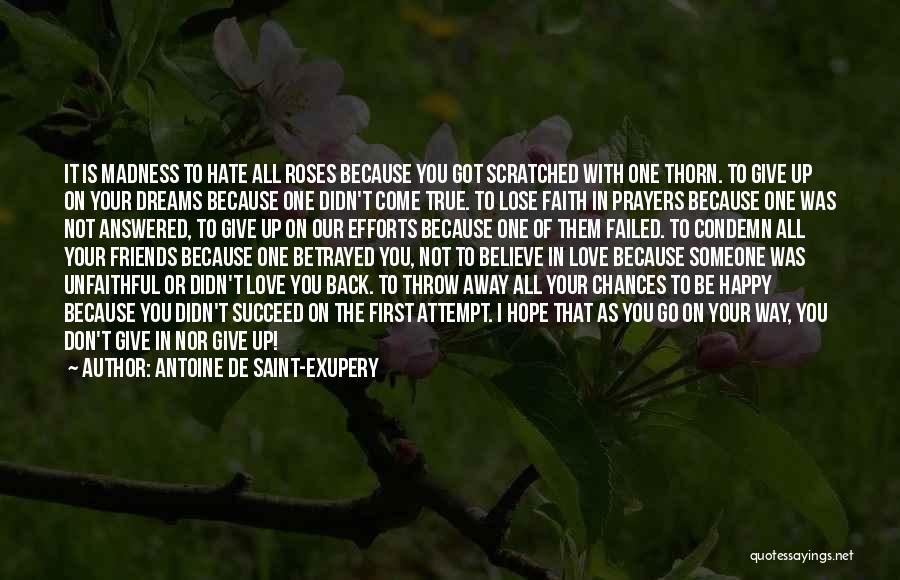 Back To Love Quotes By Antoine De Saint-Exupery