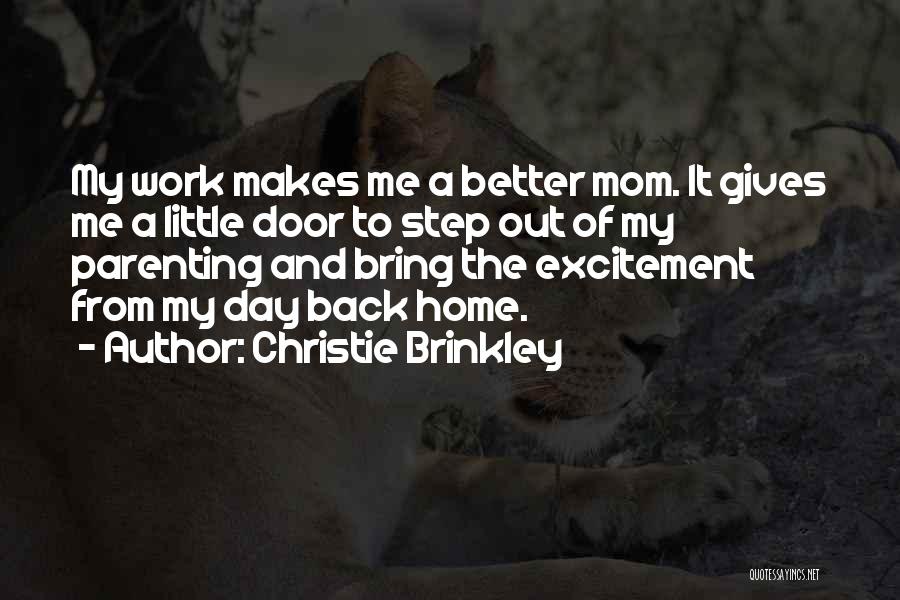 Back To My Home Quotes By Christie Brinkley