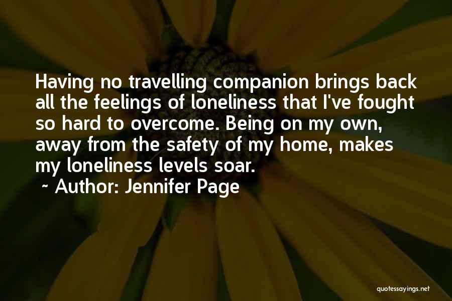 Back To My Home Quotes By Jennifer Page