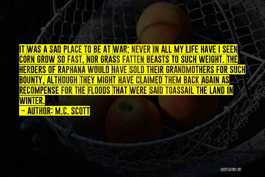 Back To My Life Again Quotes By M.C. Scott