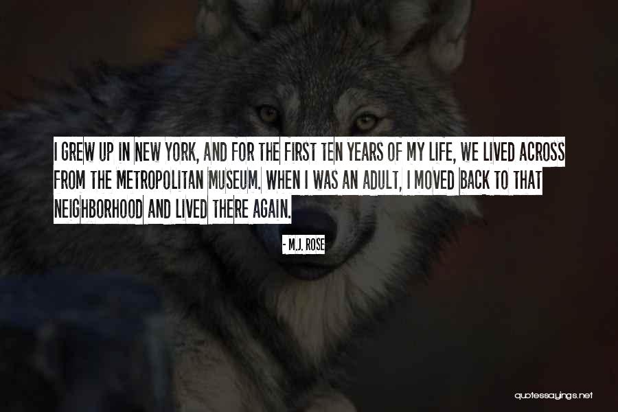 Back To My Life Again Quotes By M.J. Rose Back To My Life Again Quotes By M.J. Rose