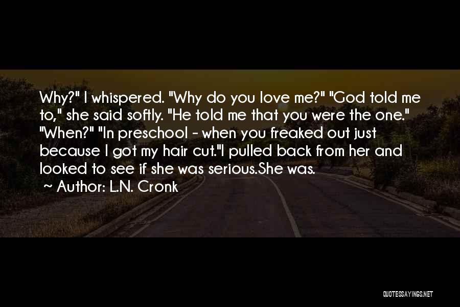 Back To My Love Quotes By L.N. Cronk