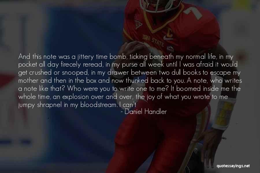 Back To Normal Life Quotes By Daniel Handler Back To Normal Life Quotes By Daniel Handler