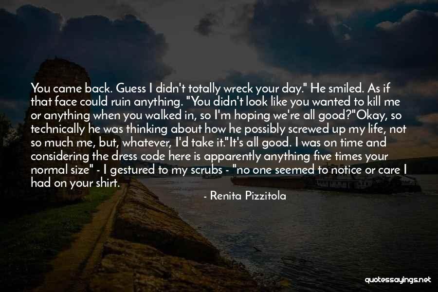 Back To Normal Life Quotes By Renita Pizzitola Back To Normal Life Quotes By Renita Pizzitola