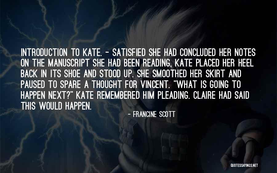Back To Quotes By Francine Scott Back To Quotes By Francine Scott