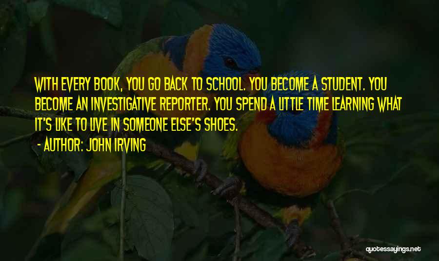 Back To School Book Quotes By John Irving