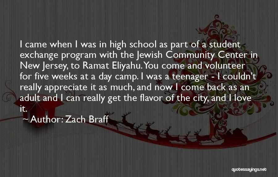 Back To School Day Quotes By Zach Braff