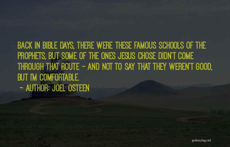 Back To School Famous Quotes By Joel Osteen