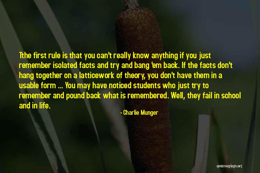 Back To School Life Quotes By Charlie Munger Back To School Life Quotes By Charlie Munger