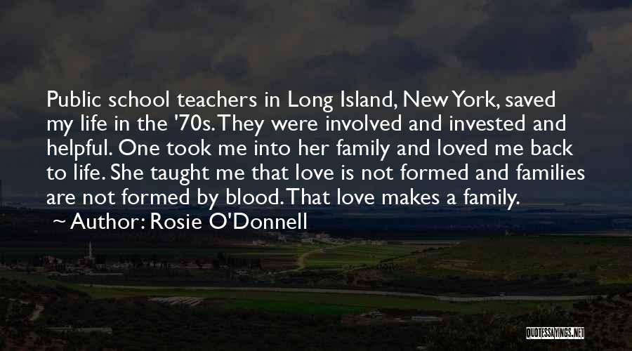 Back To School Life Quotes By Rosie O'Donnell