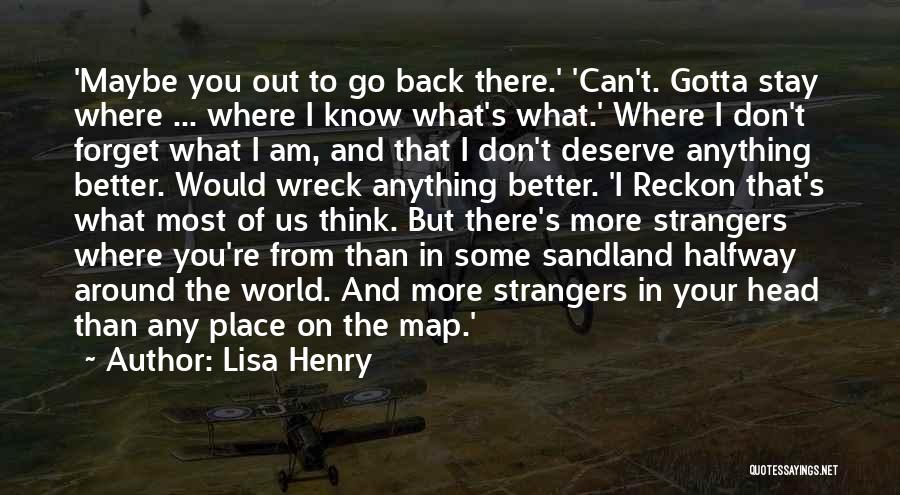 Back To Strangers Quotes By Lisa Henry