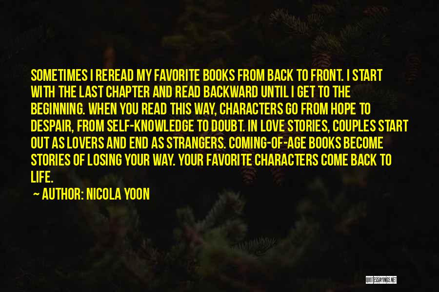 Back To Strangers Quotes By Nicola Yoon
