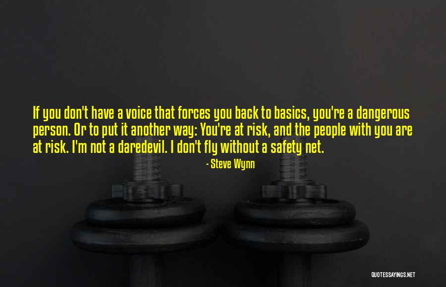 Back To The Basics Quotes By Steve Wynn Back To The Basics Quotes By Steve Wynn