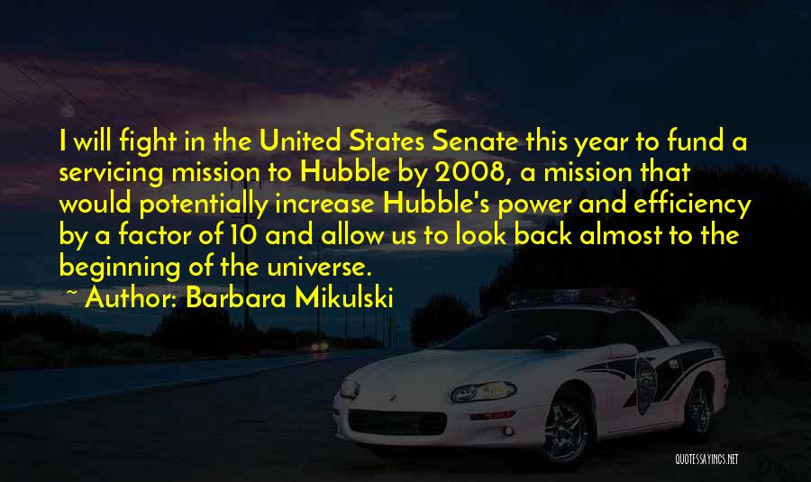 Back To The Beginning Quotes By Barbara Mikulski