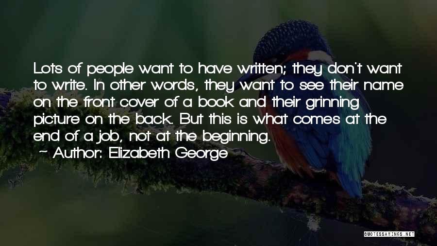 Back To The Beginning Quotes By Elizabeth George