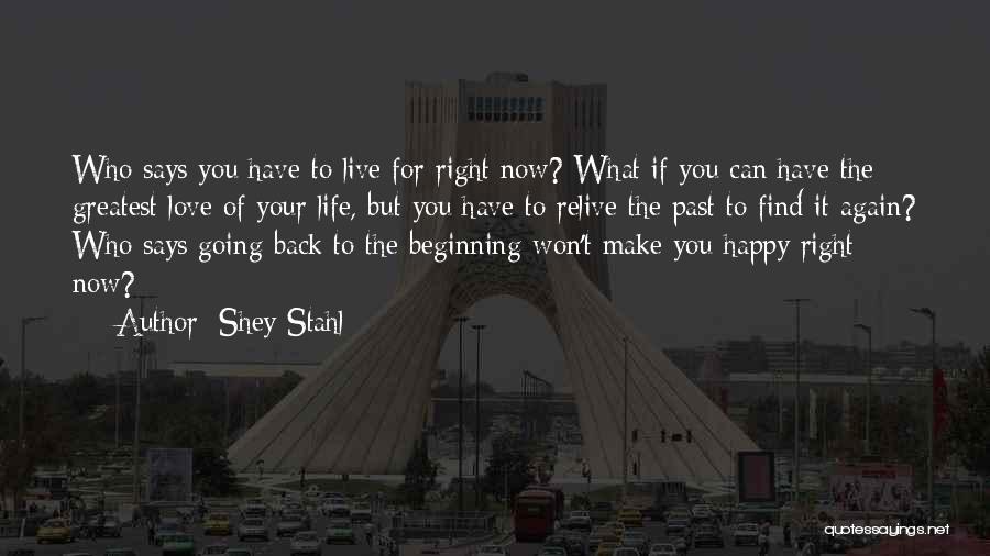 Back To The Beginning Quotes By Shey Stahl