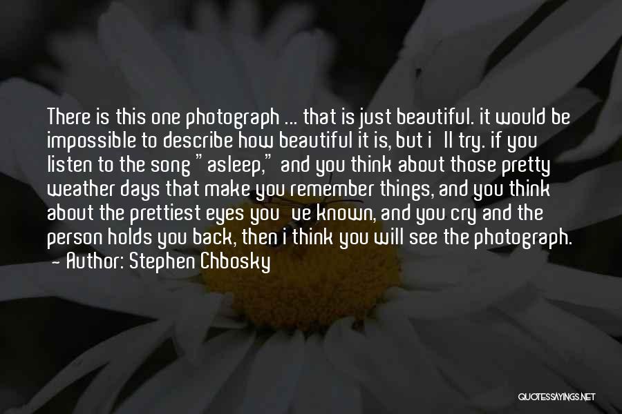 Back To Those Days Quotes By Stephen Chbosky