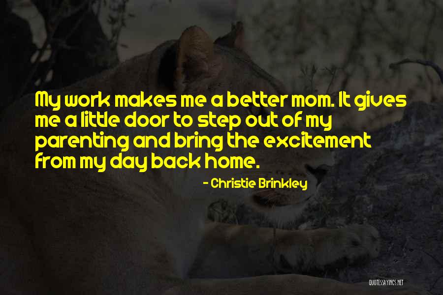 Back To Work Out Quotes By Christie Brinkley