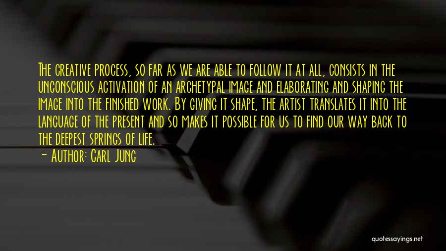 Back To Work Quotes By Carl Jung