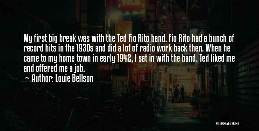 Back To Work Quotes By Louie Bellson