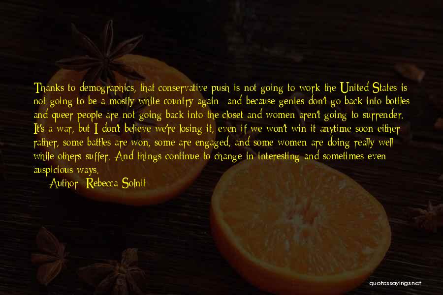 Back To Work Quotes By Rebecca Solnit