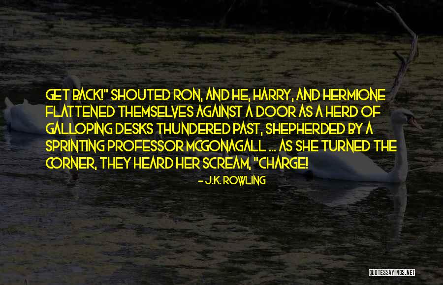 Back Turned Quotes By J.K. Rowling