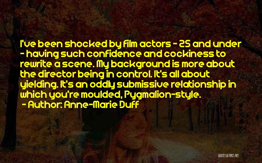 Background Actors Quotes By Anne-Marie Duff
