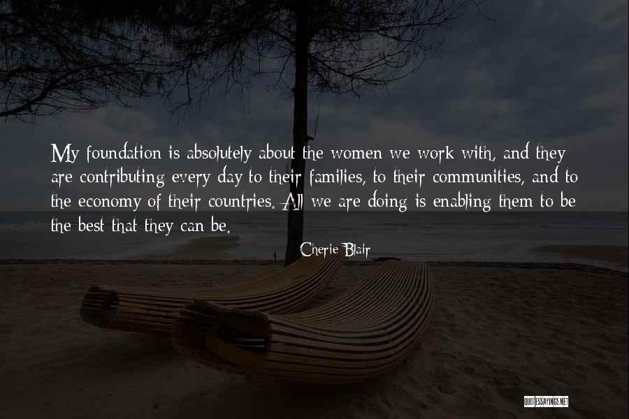Backhus Water Quotes By Cherie Blair Backhus Water Quotes By Cherie Blair