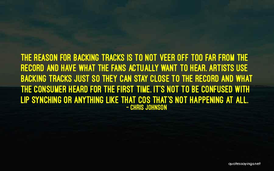 Backing Quotes By Chris Johnson Backing Quotes By Chris Johnson