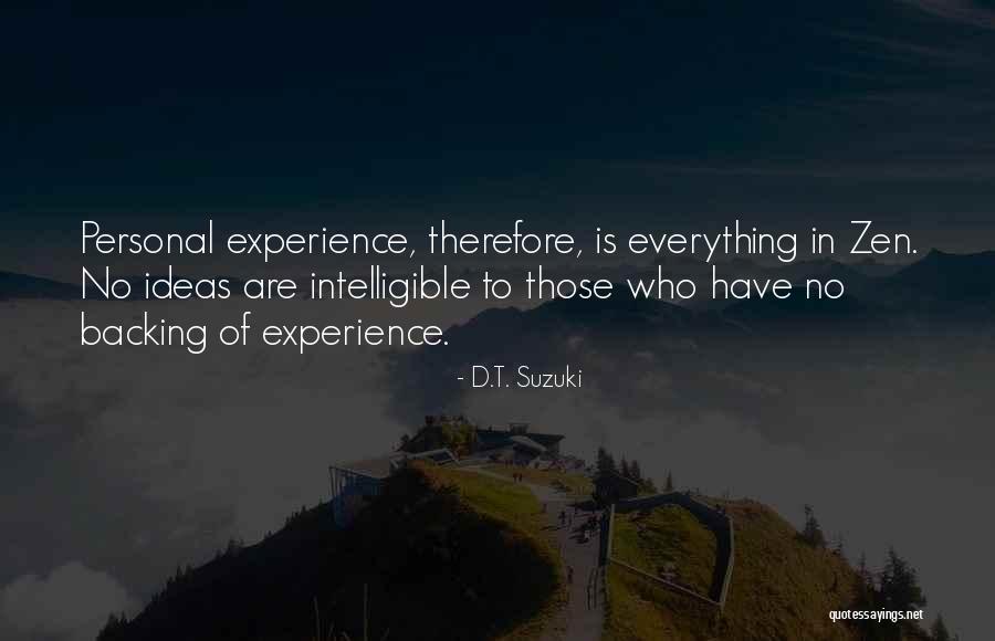Backing Quotes By D.T. Suzuki Backing Quotes By D.T. Suzuki
