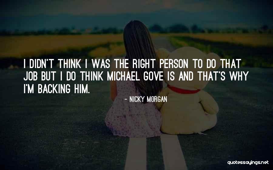 Backing Quotes By Nicky Morgan Backing Quotes By Nicky Morgan