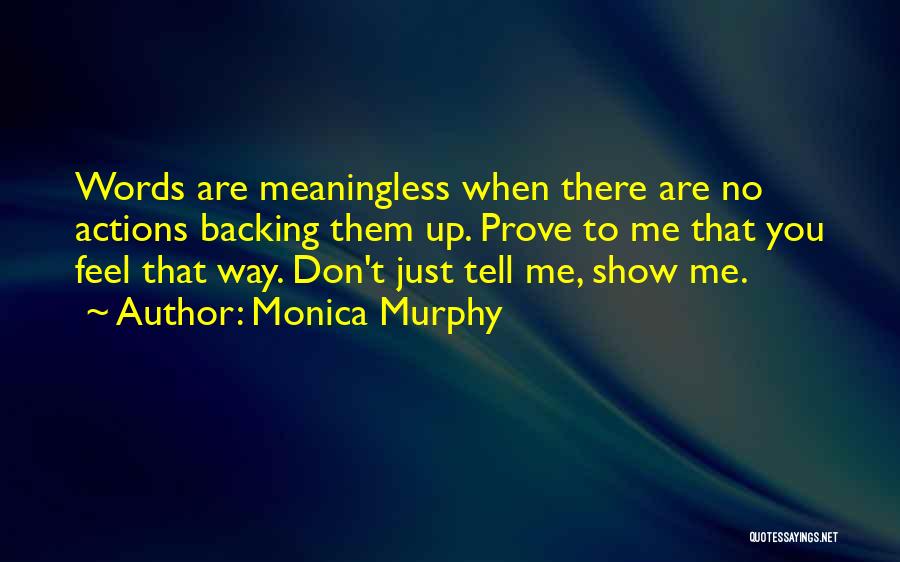 Backing Up Quotes By Monica Murphy