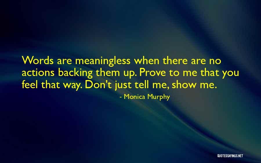 Backing Up Quotes By Monica Murphy