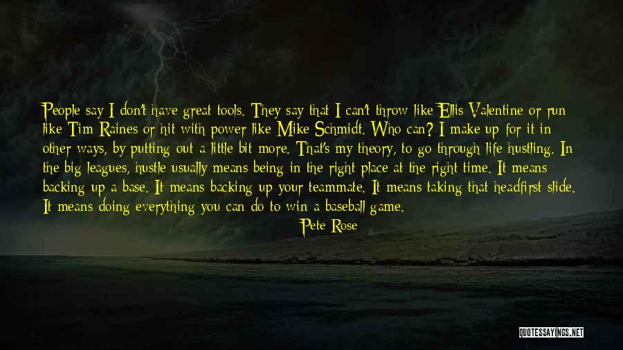 Backing Up Quotes By Pete Rose Backing Up Quotes By Pete Rose