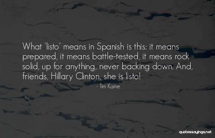 Backing Up Quotes By Tim Kaine Backing Up Quotes By Tim Kaine