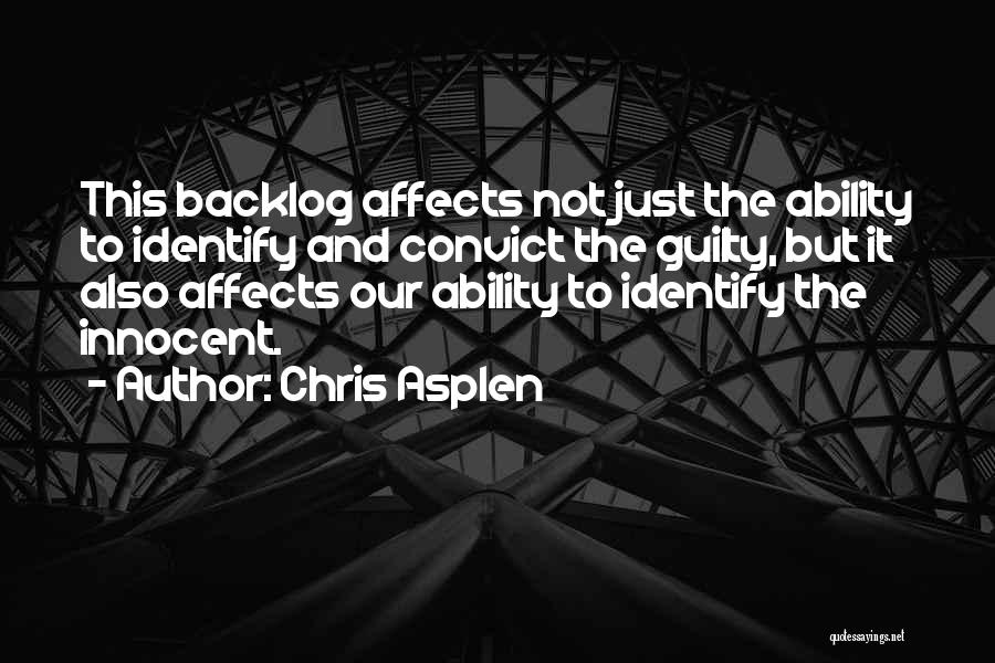 Backlog Quotes By Chris Asplen