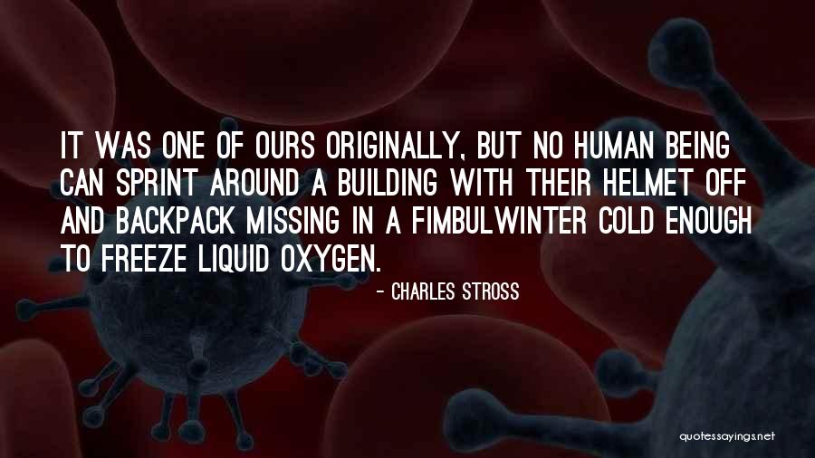 Backpack Quotes By Charles Stross